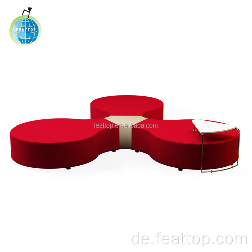 Heißverkäufe neueste Büromöbel Stoff Lounge Sofa Set